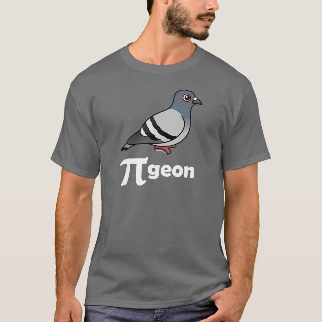 Birdorable PI-geon / Taubenpi T-Shirt (Vorderseite)