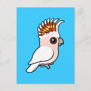 Birdorable Pink Cockatoo Postkarte