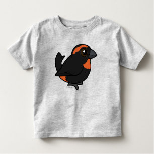 Birdorable Puerto Rico Bullfinch Cartoon Bird Kleinkind T-shirt