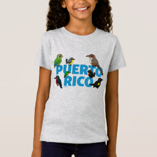 Birdorable Puerto Rico feat. Endemische Vögel T-Shirt