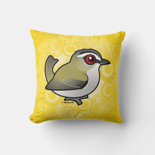 Birdorable Red-mit Augen Vireo Kissen