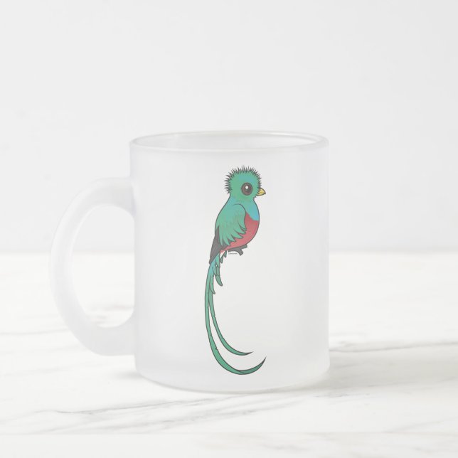 Birdorable Resplendent Quetzal Mattglastasse (Links)