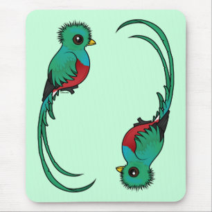 Birdorable Resplendent Quetzal Mousepad