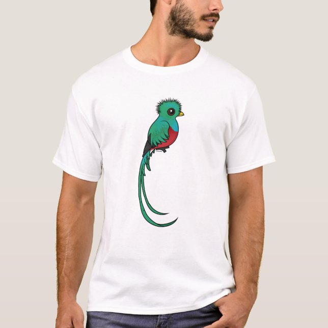 Birdorable Resplendent Quetzal T-Shirt (Vorderseite)