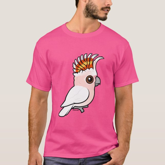 Birdorable rosa Cockatoo T-Shirt (Vorderseite)