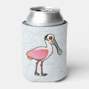 Birdorable rosa Spoonbill Dosenkühler