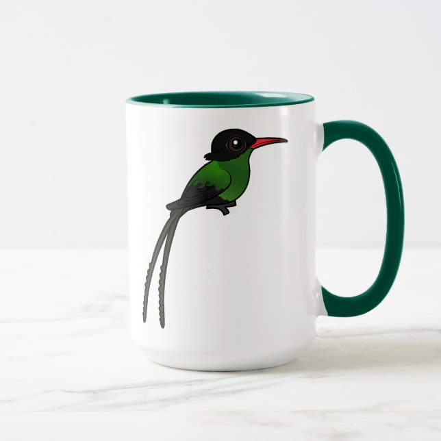 Birdorable Rotschnabelschwanz Hummingbird Tasse (Rechts)
