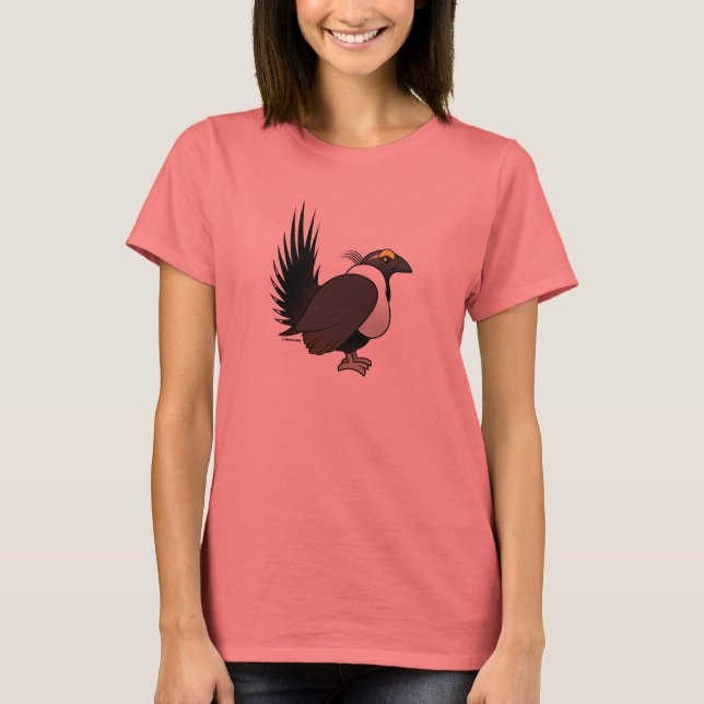 Birdorable Sage Grouse T-Shirt (Vorderseite)
