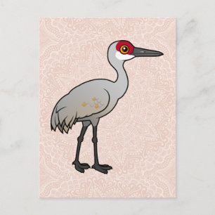 Birdorable Sandhill Crane Postkarte