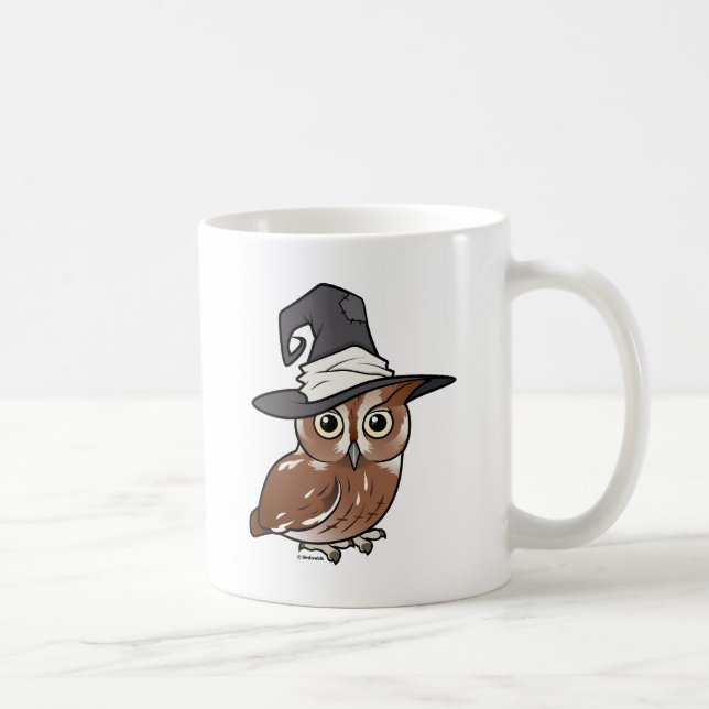 Birdorable Schrei-Eulen-Hexe Kaffeetasse (Rechts)