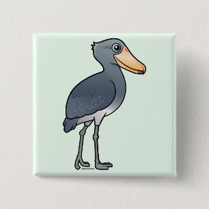 Birdorable Shoebill Button