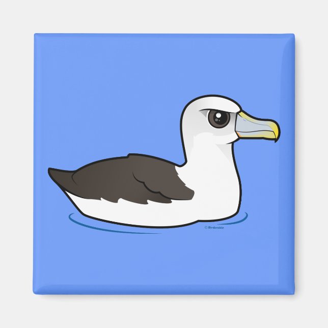 Birdorable Shy Albatross Magnet (Vorne)