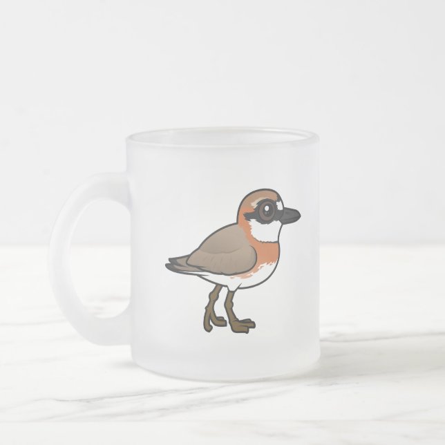 Birdorable Sibirische Sandplover Mattglastasse (Links)