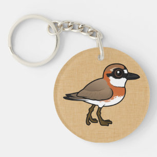 Birdorable Sibirische Sandplover Schlüsselanhänger