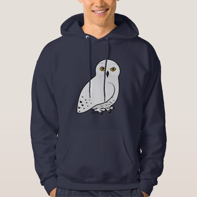 Birdorable Snowy Eule Hoodie (Vorderseite)