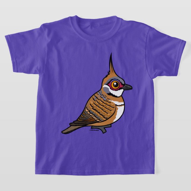 Birdorable Spinifex Pigeon Cartoon Bird T-Shirt (Ablage )
