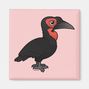 Birdorable südlicher GrundHornbill Magnet