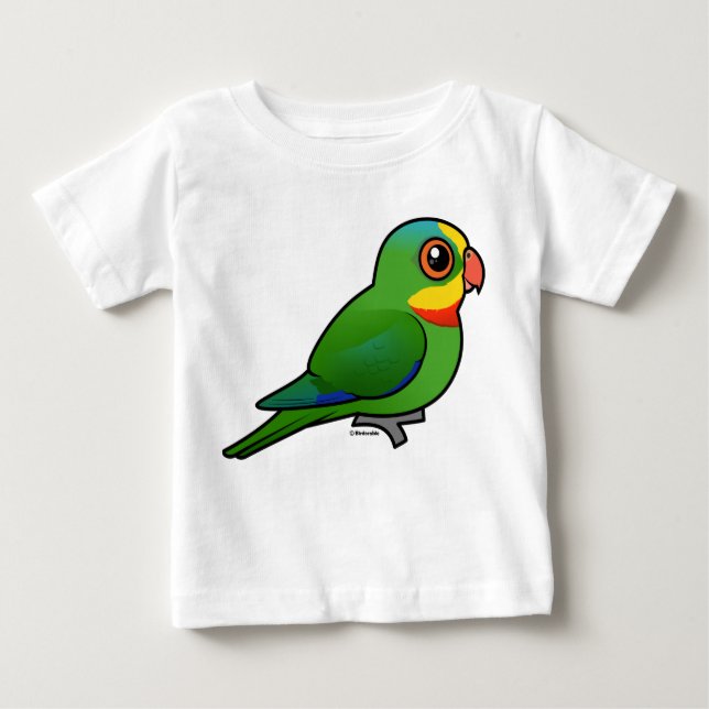 Birdorable Superpapageb Baby T-shirt (Vorderseite)