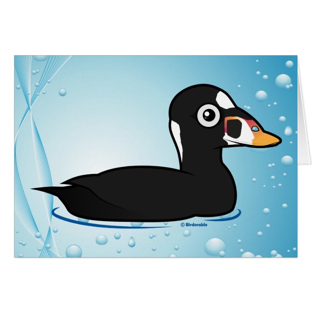Birdorable Surf Scoter (Vorderseite (Horizontal))