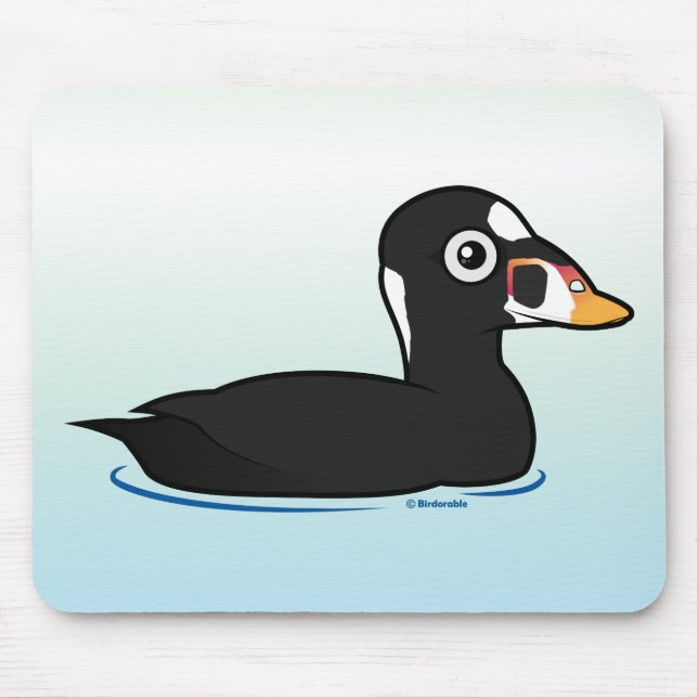 Birdorable Surf Scoter Mousepad (Vorne)