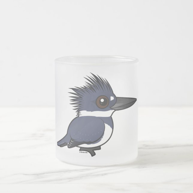 Birdorable umgeschnallter Eisvogel (Mann) Mattglastasse (Mittel)