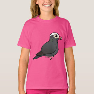Birdorable Weiß-krönte Taube T-Shirt