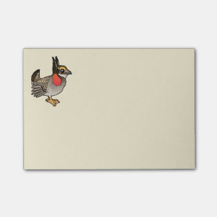 Birdorable wenig Grasland-Huhn Post-it Klebezettel