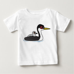 Birdorable WesternGrebe mit Baby T-shirt