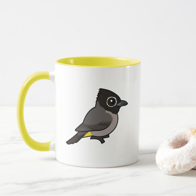 Birdorable White-spectacled Bulbul Tasse (Mit Donut)