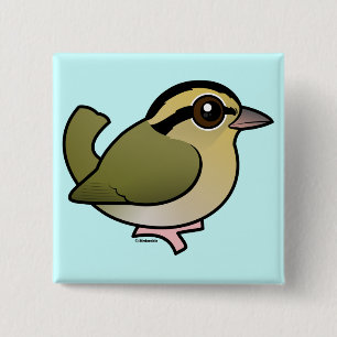 Birdorable Wurm-Essen Trällerer Button