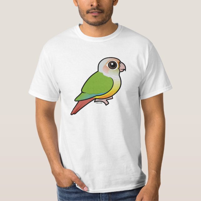Birdorable Zimt Grünes-cheeked Conure T-Shirt (Vorderseite)