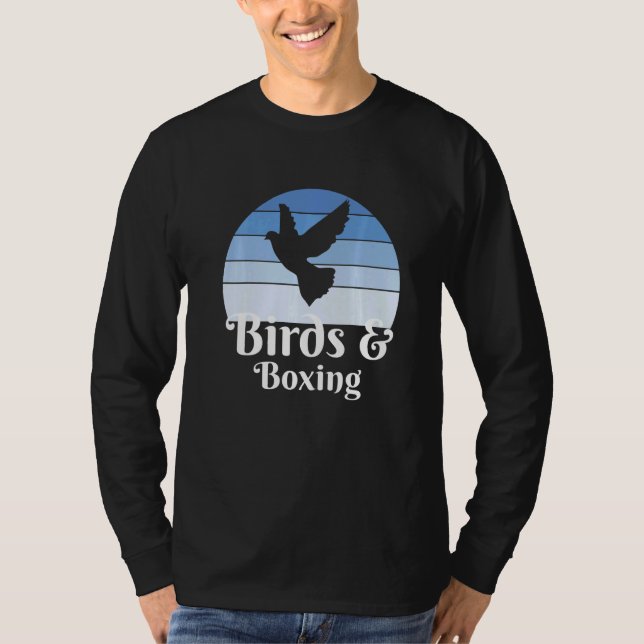 Birds And Boxing   T-Shirt (Vorderseite)