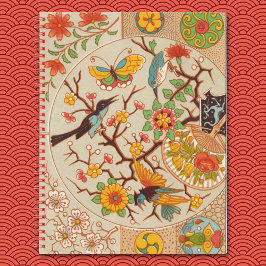 Birds and Butterflies SpiralNotebook Notizbuch