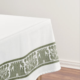 Birds and Castles Tablecloth, 52"x70" Tischdecke