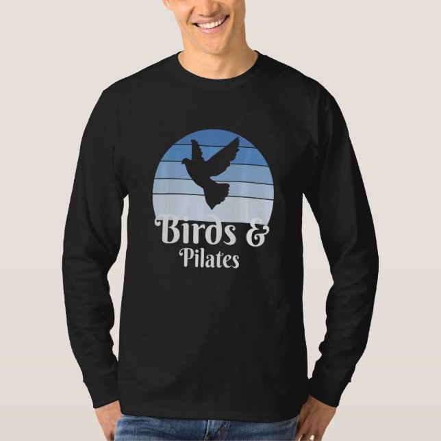 Birds And Pilates   T-Shirt (Vorderseite)