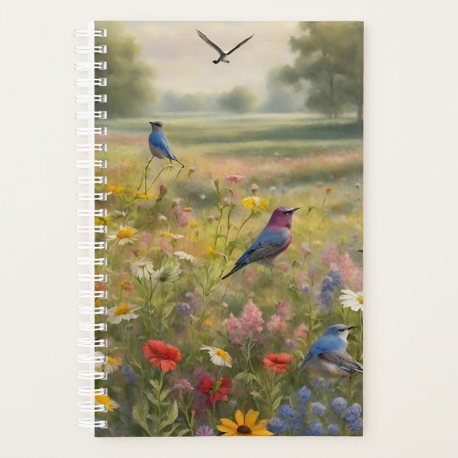 Birds and Wildflowers in the Country Planer (Vorderseite)