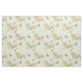 Birds Berries and Butterflies Fabric Stoff