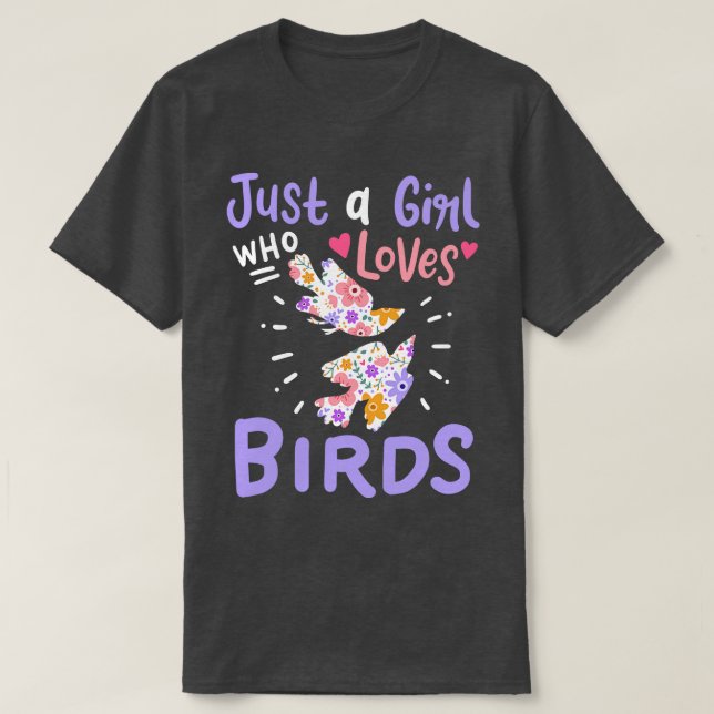 Birds Bird Lover T-Shirt (Design vorne)