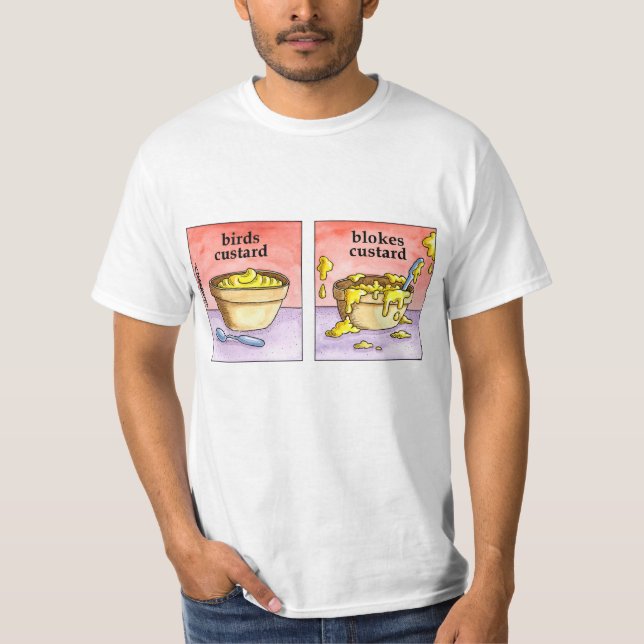 Bird's Custard - Bloke's Custard T-Shirt (Vorderseite)