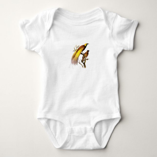 Birds Design Baby Bodysuit Strampler (Vorderseite)
