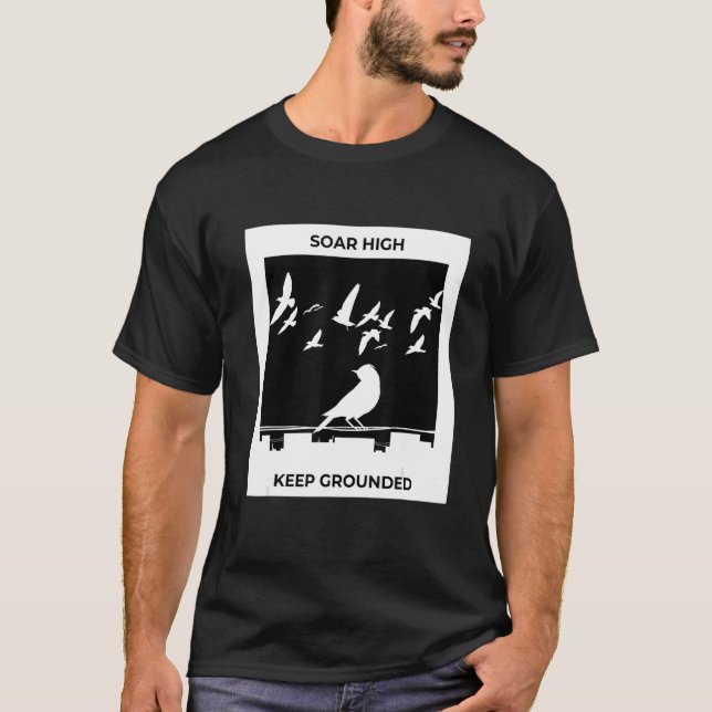 Birds Flying Away T-Shirt (Vorderseite)