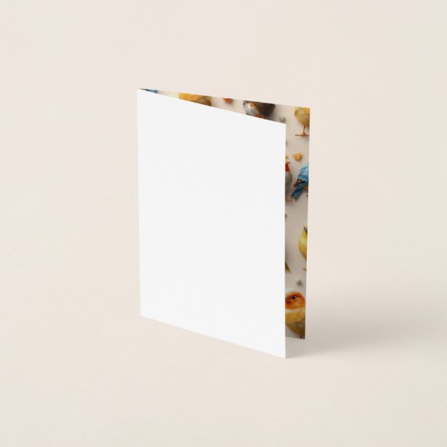 Birds Folienkarte (Vorderseite)