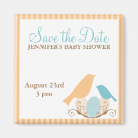 Birds Nest Baby Shower Speichern Sie die Datums Ma
