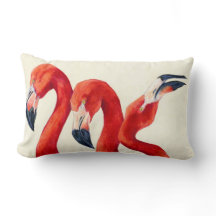 Birds of a Feather - Flamingo-Kissen