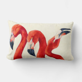 Birds of a Feather - Flamingo-Kissen Lendenkissen