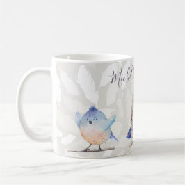 Birds of a Feather mit Namen Kaffeetasse
