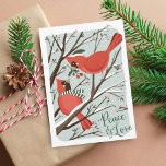 Birds- of a Featherfeiertags-Gruß-Karte Feiertagskarte<br><div class="desc"></div>