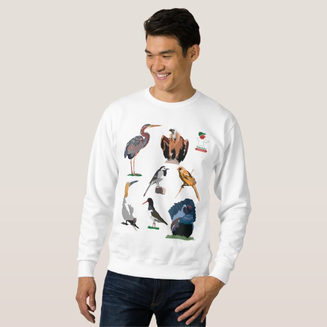 Birds of Germany 1 Sweatshirt (Vorne ganz)