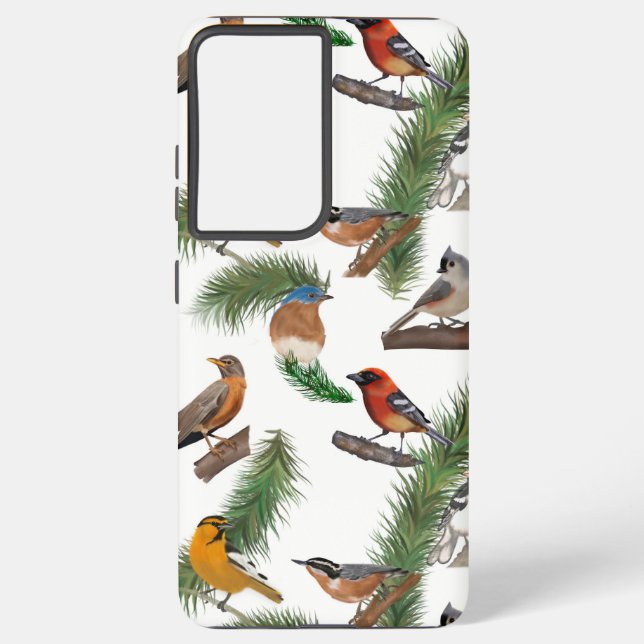 Birds of New England phone case - Samsung Samsung Galaxy Hülle (Rückseite)