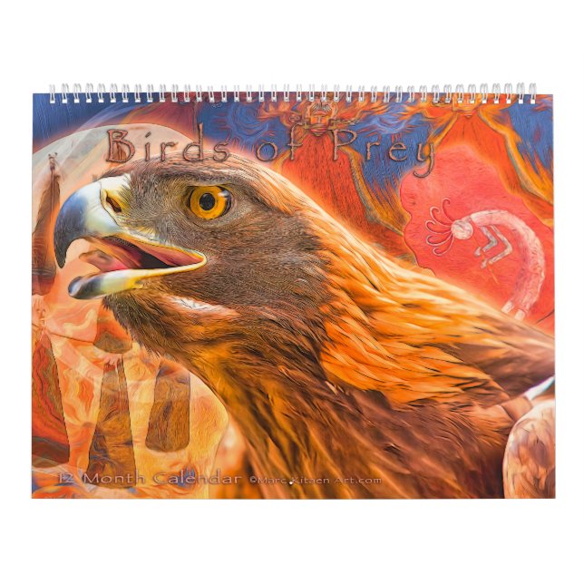 BIRDS OF PREY ART #1 KALENDER (Titelbild)